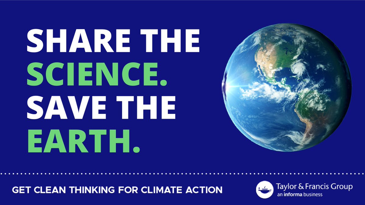 tandfenviro's tweet photo. Science. It's what moves us forward to a better future for everyone.

View our collection of evidence-based research on the future of climate change, including the field of climate education.

👉 https://t.co/26fT8B2ehP

#GetCleanThinking #ClimateEducation https://t.co/EeREXb939G