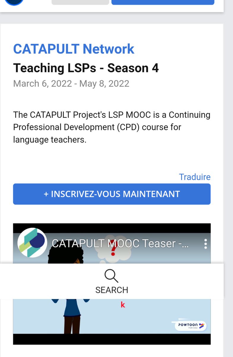 ProjectCatapult's tweet image. Countdown to Season 4 of the LSP Teaching MOOC, starting on 7 March 2022. Register now for FREE at thecn.com/course/5477863… and find out more at catapult-project.eu/output-3/