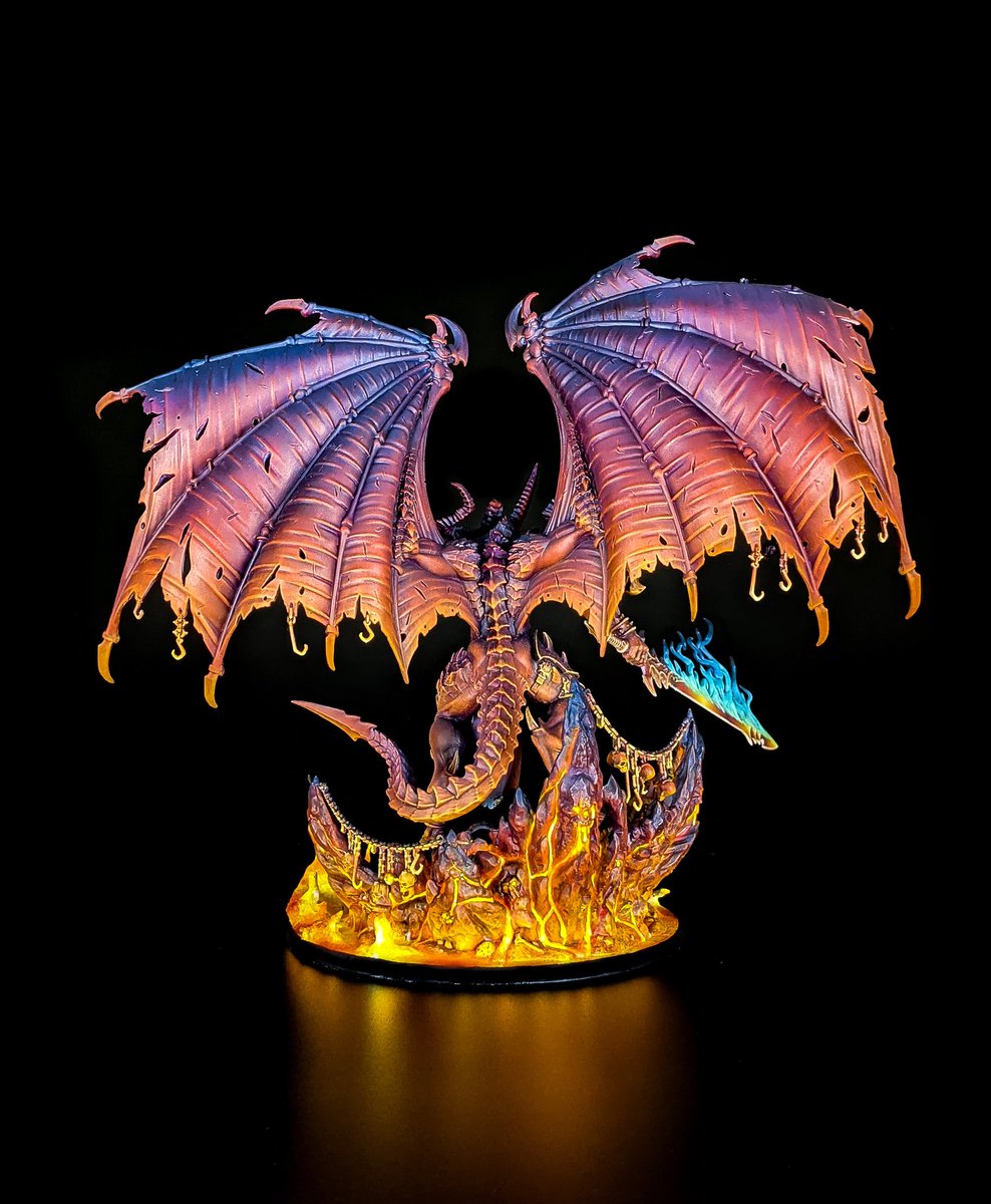 GW miniature of the year (the sculpt not my paint job). Def had my vote, it was a joy to paint.
Would love a retweet! …need a leg up with this twitter malarky. I’ll be posting my back catalogue on here next few days.