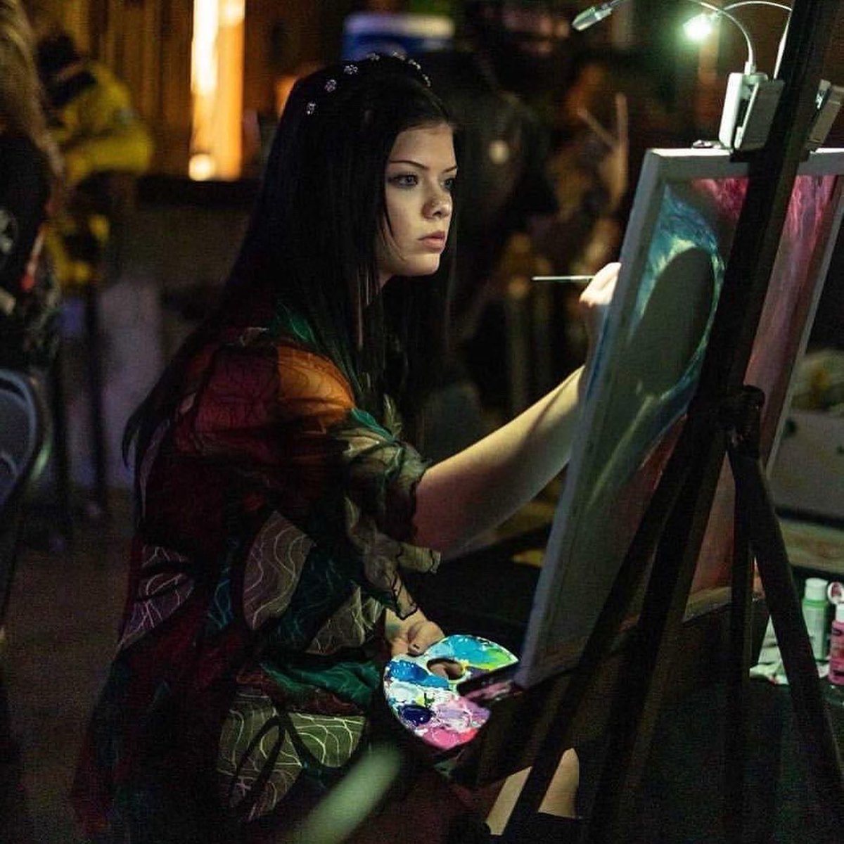 cltndprods's tweet photo. 🎨Nite &amp; Day x @KollectiveKouch 
 x Lunarplexusent. Artist Spotlights🎨

What's a show without the art? We have Kimmie Page coming out to live paint for us and Sacramental Studios coming in with the mind blowing visuals! 

Grab Tix Here ➡ https://t.co/YkfSWM6OxT https://t.co/mLrUV42vkI