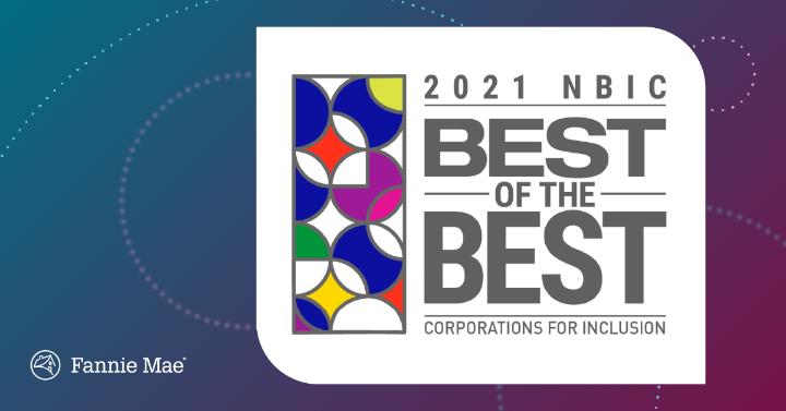 For the second year in a row, NBIC named Fannie Mae a “Best-of-the-Best” Corporation for Inclusion. Learn about our supportive and inclusive workplace. spr.ly/6003K6g9T