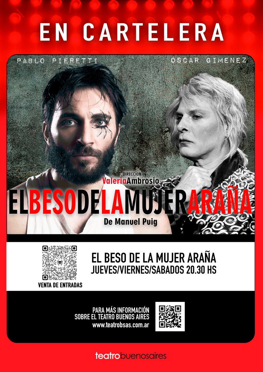 El Beso de la Mujer Araña de Manuel Puig tweet media