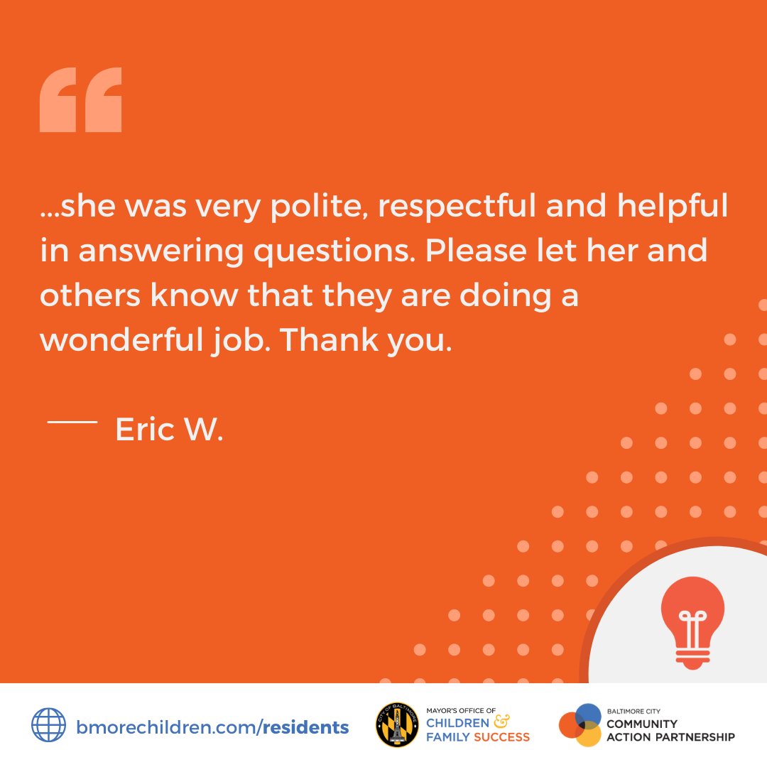 Our CAP centers' staff are not skipping a beat this winter in working to make sure #mybmore residents got the help they needed to get their gas &amp; electric bills paid. Thank you, Team BCCAP!
Need energy assistance? Apply at bmorechildren.com/residents