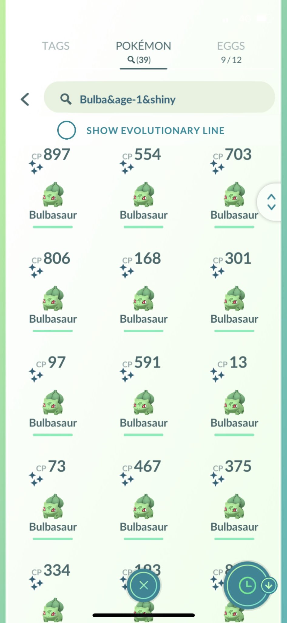 pokemongo #pokemon #shiny #bulbasaur