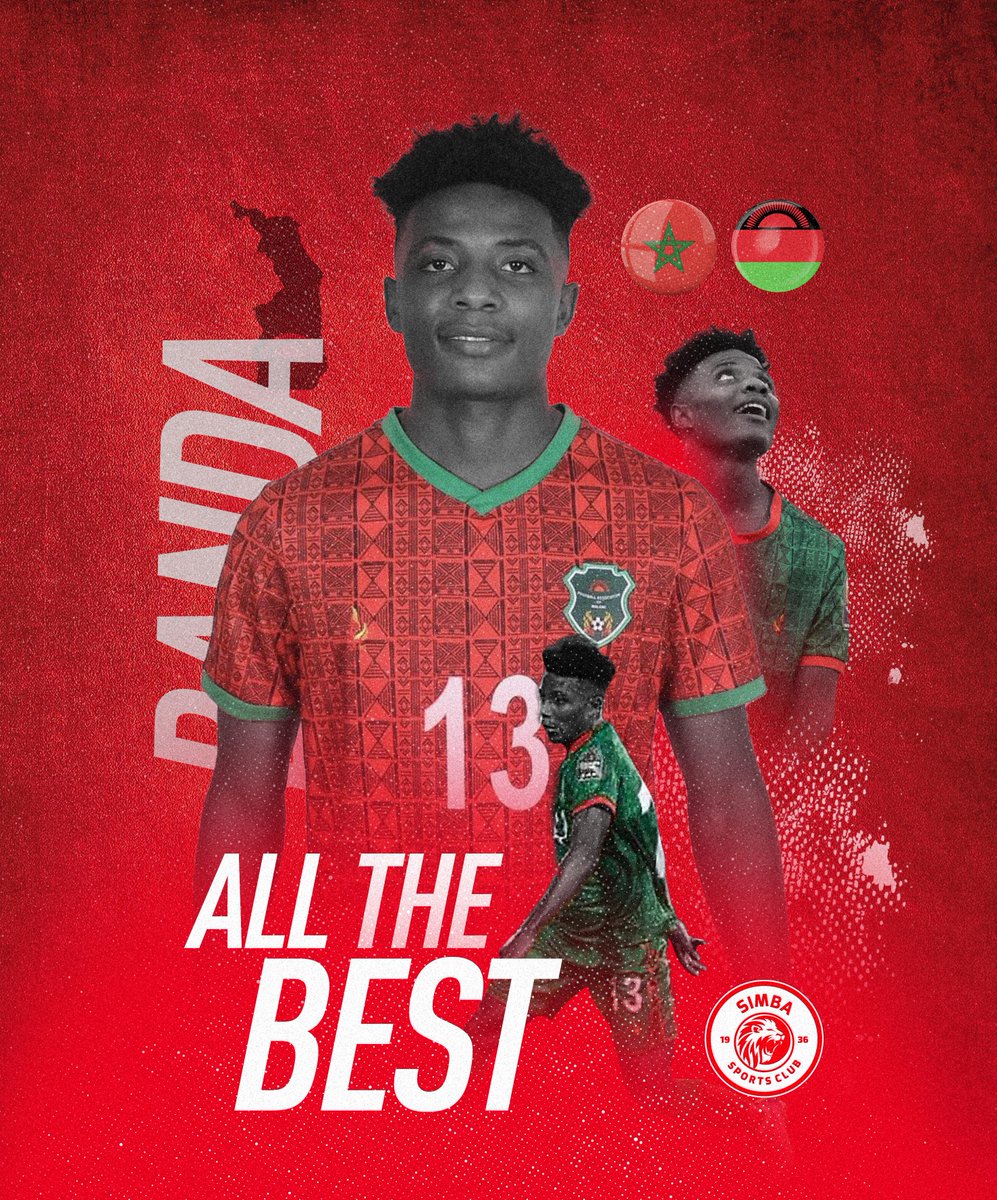 Simba Sports Club (@simbasctanzania) on Twitter photo ๐ฒ๐ฆ๐๐ฒ๐ผ
Kila la kheri Peter Banda (<a href="/docpeterbanda/">Peter Banda</a>) kwenye mchezo wa #AFCON2021 #NguvuMoja ๐ฒ๐ฆ๐๐ฒ๐ผ
Kila la kheri Peter Banda (<a href="/docpeterbanda/">Peter Banda</a>) kwenye mchezo wa #AFCON2021 #NguvuMoja