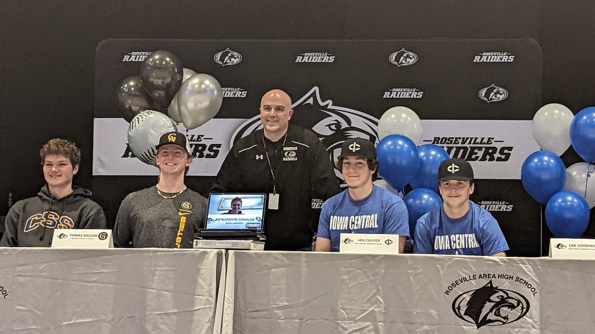 RAHS_Baseball's tweet photo. We celebrated our class of 2022 college baseball commits today. Congrats to these 5…we can’t wait for Spring! https://t.co/gkSkIDm1P7