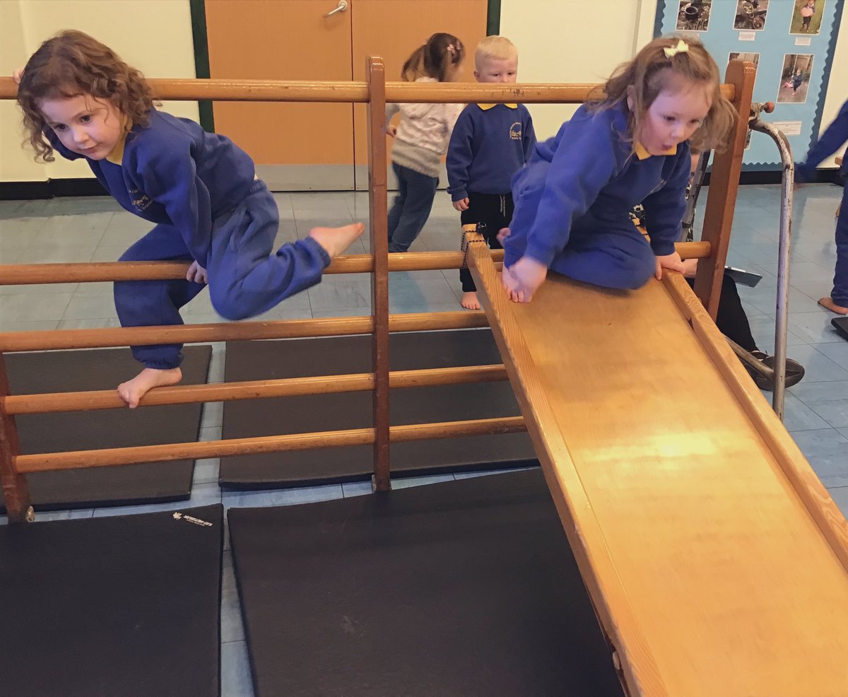 EvertonNursery's tweet image. Spencer class practising their ABC’s…Agility, Balance &amp;amp; Coordination! #grossmotordevelopment