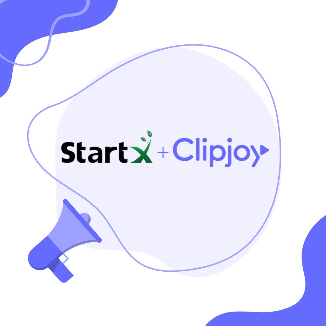 _clipjoy's tweet photo. We are proud to announce that @clipjoy was admitted into the @StartX SIR program! 

The StartX community has companies with a combined valuation of over $26 billion with 700+ startups, 1600+ founders, &amp; $11 million raised on average per accepted company.

#clipjoy #startx https://t.co/Ff0IbjN13p