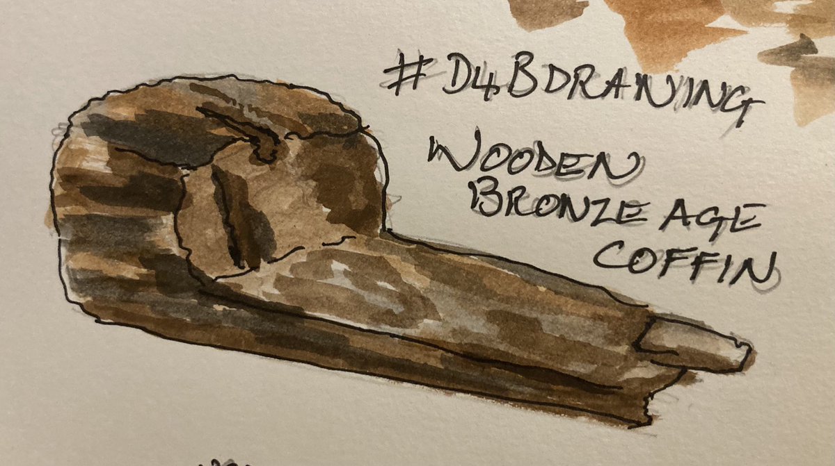alsodanartisan's tweet photo. And it’s got colour #DiggingforBritain wooden Bronze Age coffin.
#d4bdrawing https://t.co/u4JXVyhFOM