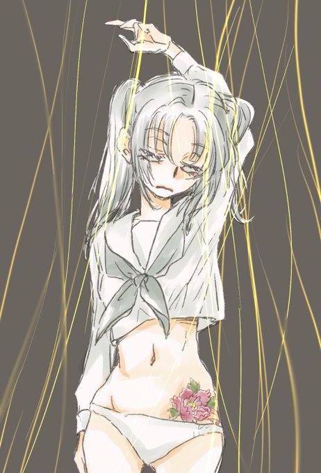 せっかくなので。セーラー服と牡丹。 