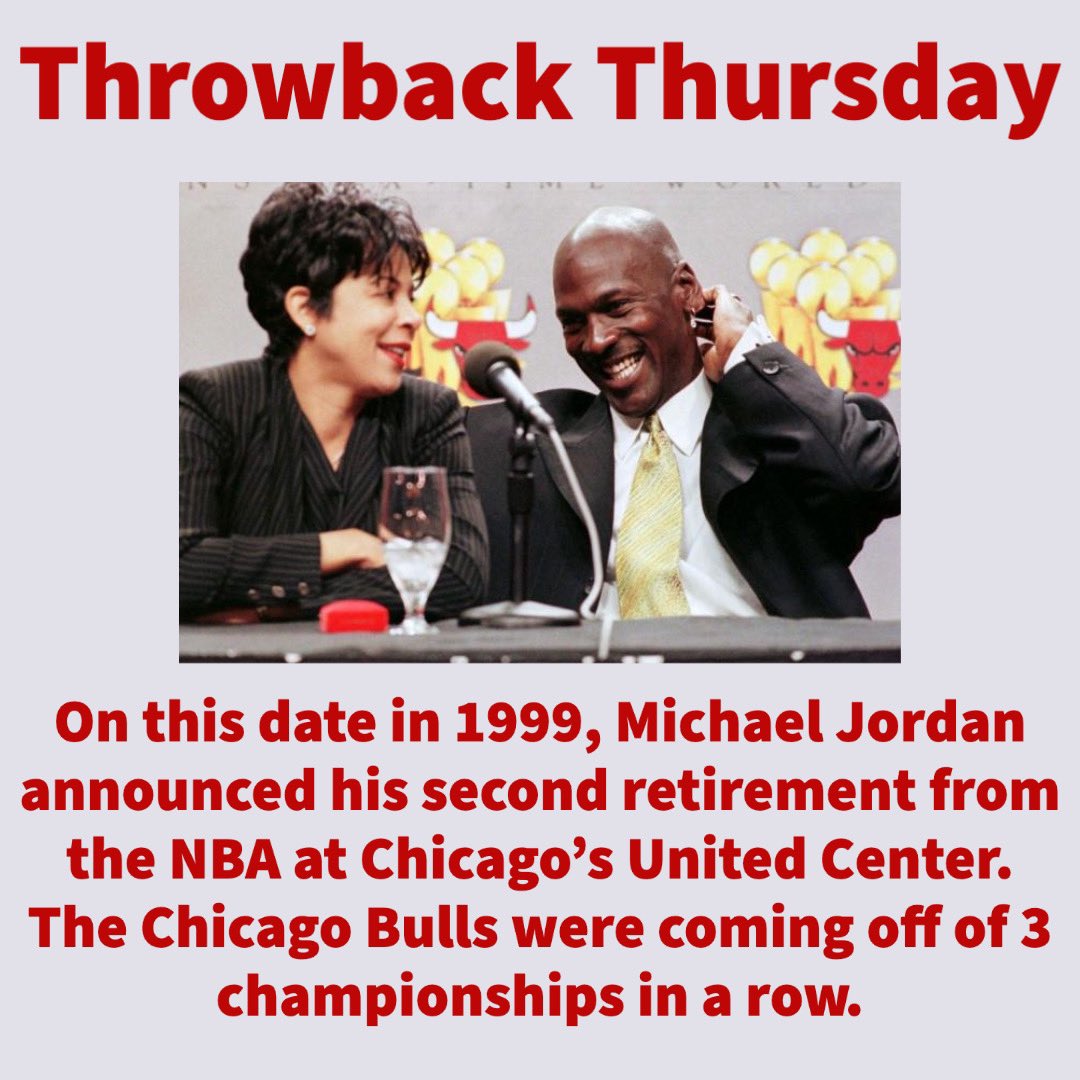 MattKempterPod's tweet photo. A debatable 🐐 retired on this date in 1999. Does anybody remember this historic date in NBA History?

#TheMattKempterPodcast
#MKP 
#MichaelJordan https://t.co/MtLkOphFlG