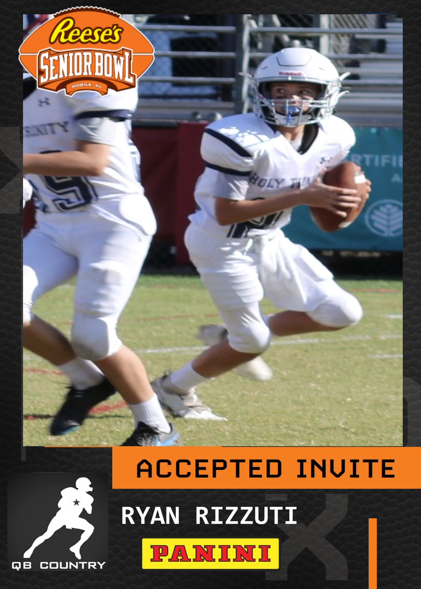 RRizzuti10's tweet image. BOOM!! Blessed and excited to participate in the @QBCountry Draft Prep Experience and QB Competition at the 2022 Reeses @seniorbowl in Mobile, AL
#QB1 #2028 #ProStyleQB