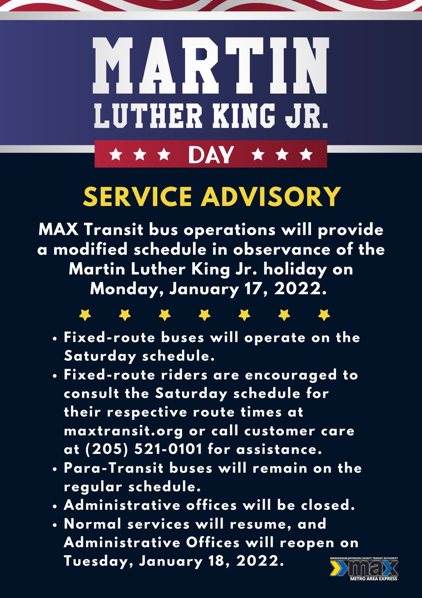 Metro Holiday Schedule 2022 Max Transit (@Bjctamax) / Twitter
