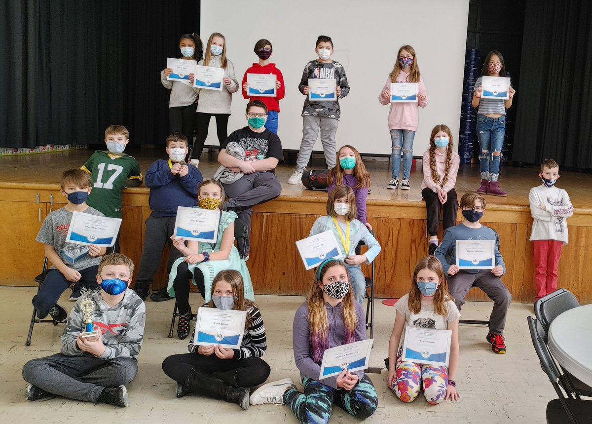 MitchellWAWM's tweet photo. Congratulations to our Spelling Bee Winners and all participants! #WAWMproud

1st Place Logan C
2nd Place Aubree E
3rd Place Luciano G https://t.co/j8dy1xB9zR