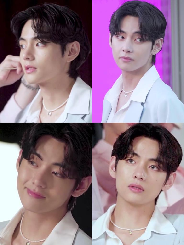 Still thinking how we got this Kim Taehyung just for an icecream commercial