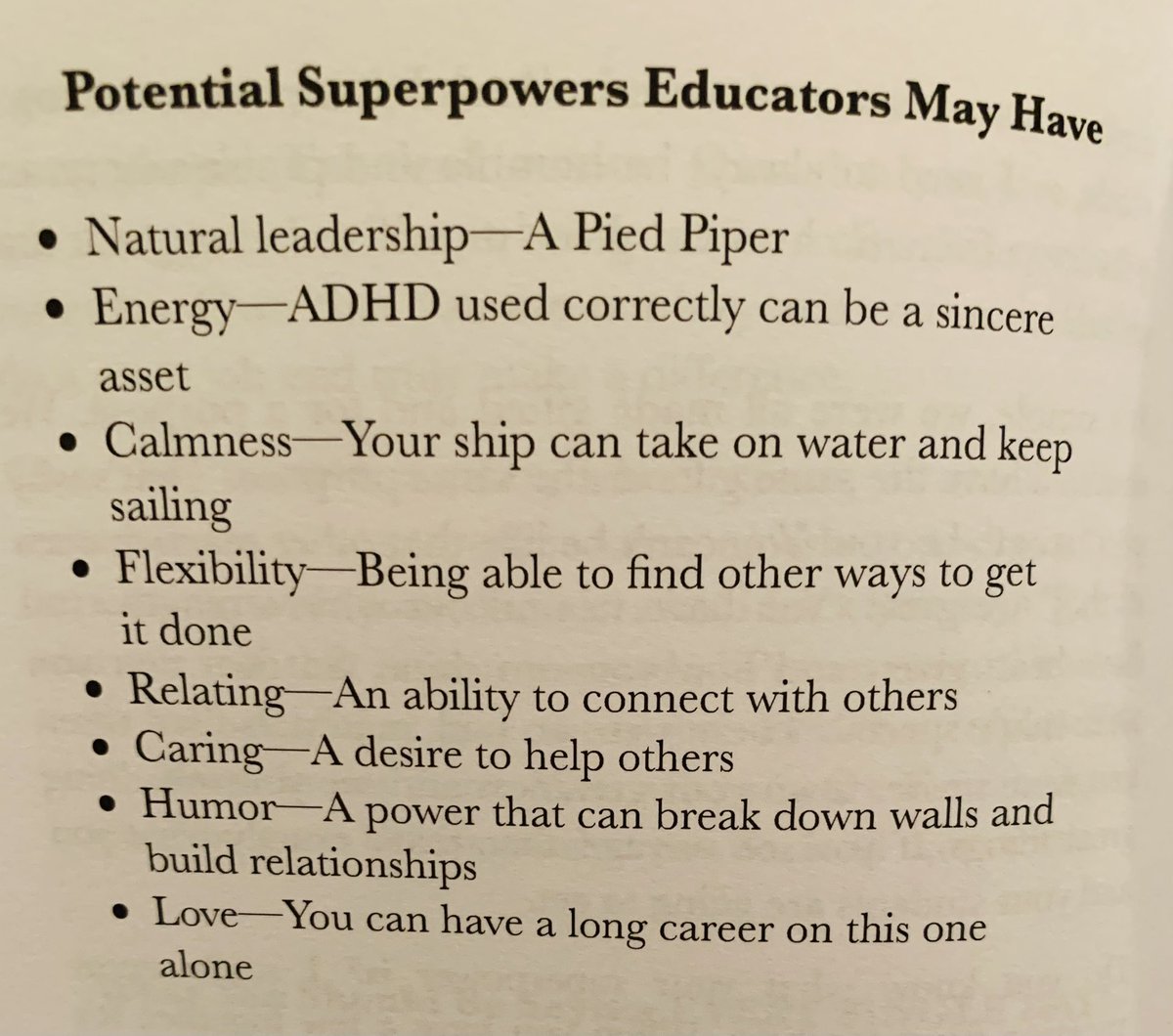 Teachers and Coaches: You have the gifts! To be good, you have to be you. What Trait do you already have that could be your SuperPower? #UseYourGifts