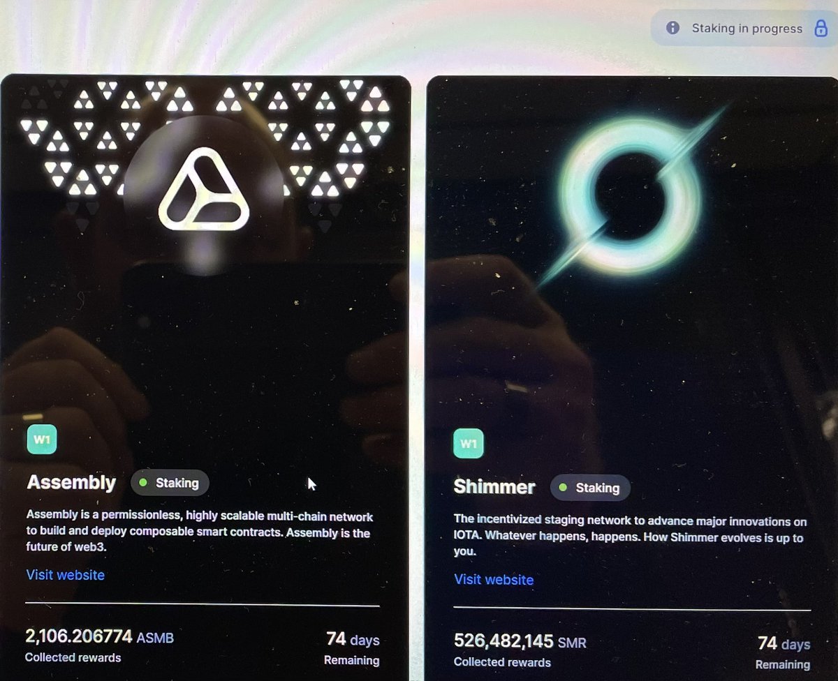 PacificCoastRL's tweet photo. Who else is #staking #iota We’re excited to see how this technology can be used in rugby, especially management of teams, players, members, contracts, Merch, rewards and tickets using Shimmer and Assembly #smr #asmb https://t.co/ktEkD4eGNm
