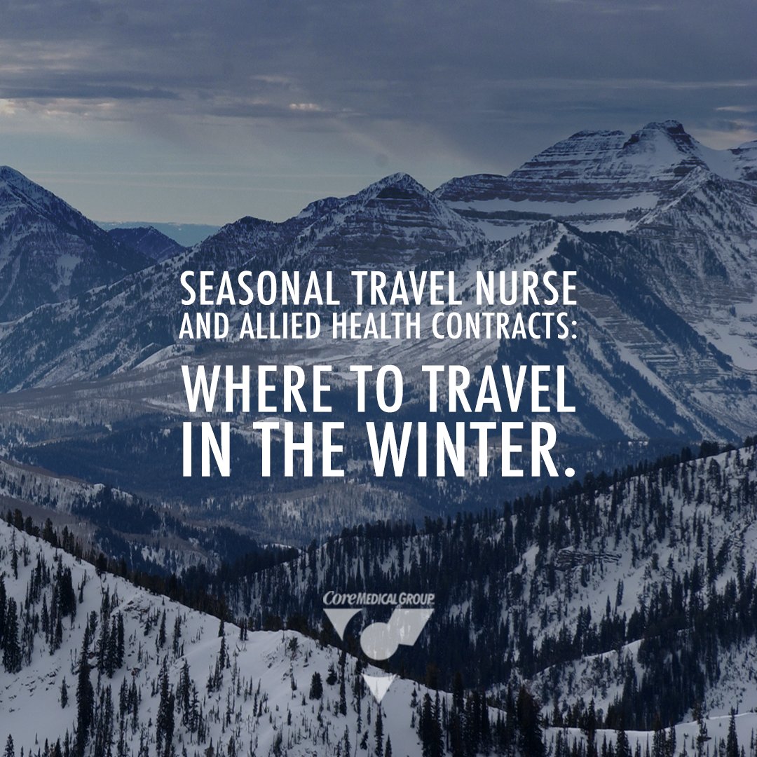 JobsAtCoreMed's tweet image. Where do you want to be working and relaxing during the colder months? 

If you&apos;re not quite sure then you might find inspiration in our blog post here: bit.ly/3I66Woy

#travelnursing #travelallied #winterassignment #coremedicalgroup #cmg