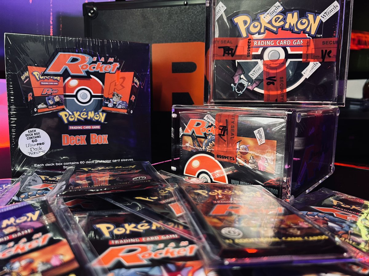 paldean fates 36 pack booster box Pokemon Card Game - Team Rocket 1st Edition Booster Pack main image 1
