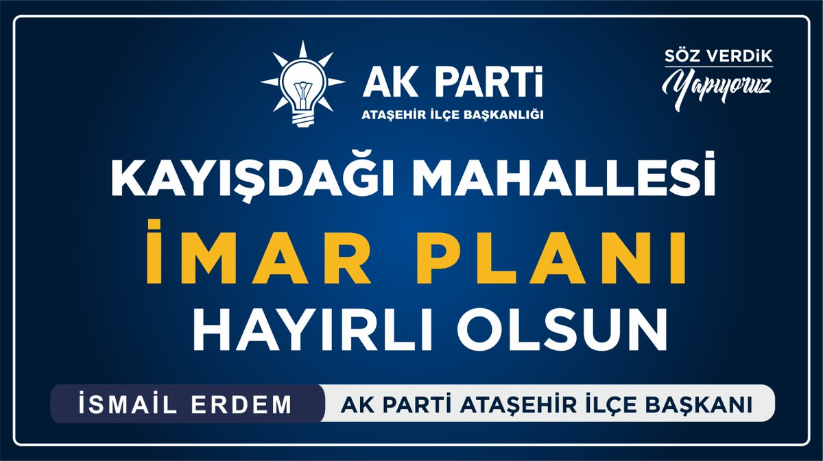 akpartimeclis's tweet photo. #AtaşehirHepimizin https://t.co/hwCgg4VyG7