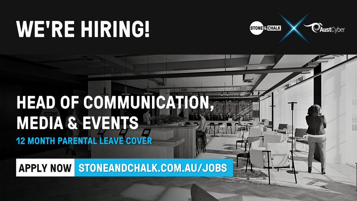 Are you passionate about the strategic development &amp; tactical delivery of internal + external communications activities? We're searching for a senior leader to guide our marketing, media and events team on a 12 month term. Learn more and apply: bit.ly/31Zx7y6