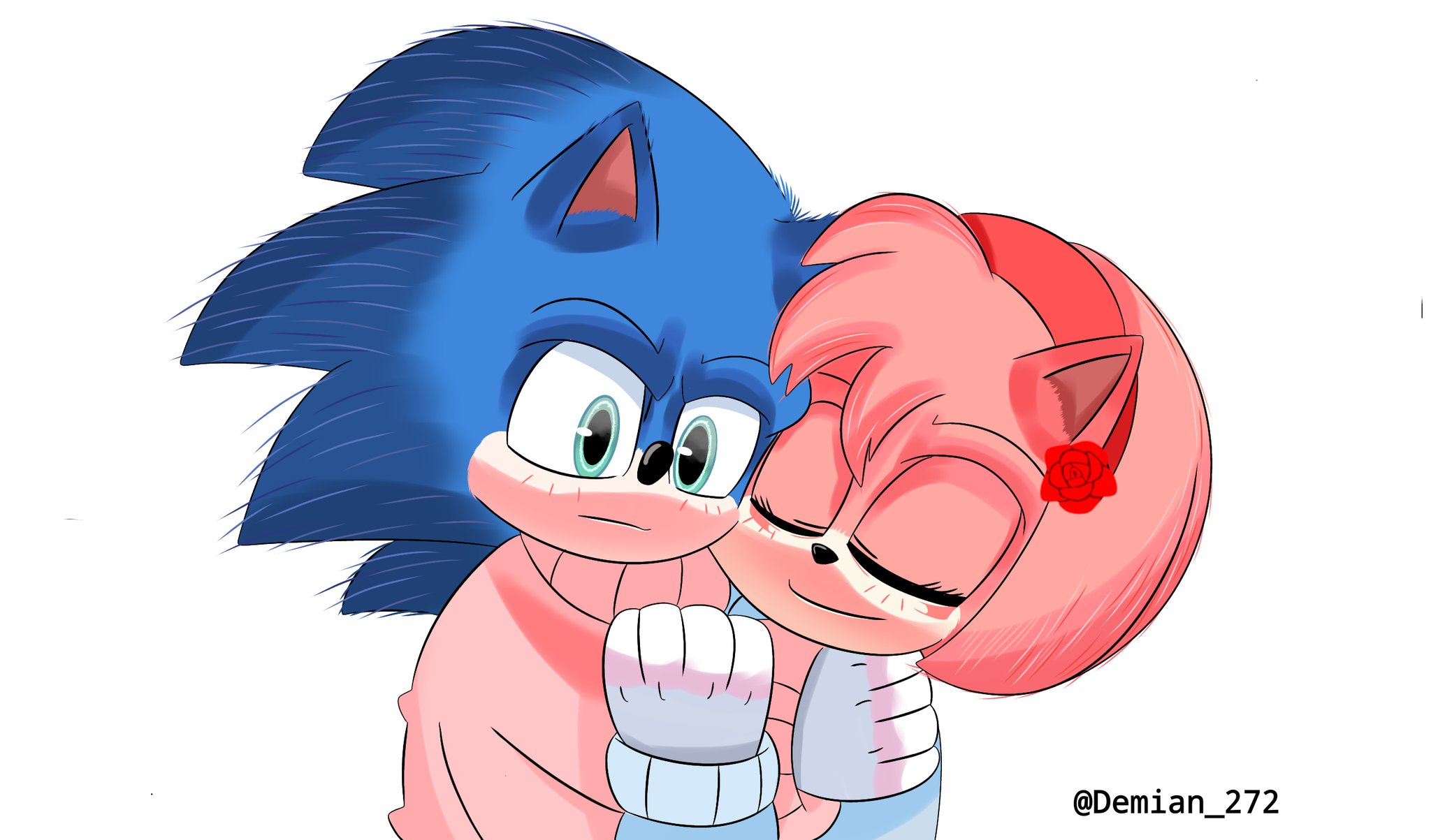 🇨🇦Conorski🇨🇦🍁 on X: A happy healthy Sonamy family. #SonicTheHedgehog  #AmyRose #SonAmy  / X