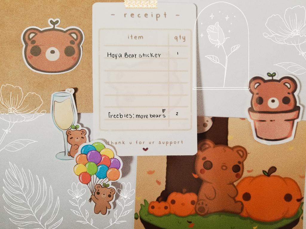 I absolutely love bears! Honestly my favorite animal! I received my sticker purchase from <a href="/lxc_co/">Art Shop 🌸</a> and I'm absolutely inlove with it all! Definitely go check out their shop for super cute stickers! 🐻🐻

#linecamera #cute #etsyshop #Stickers #shopsmall #smallbusiness