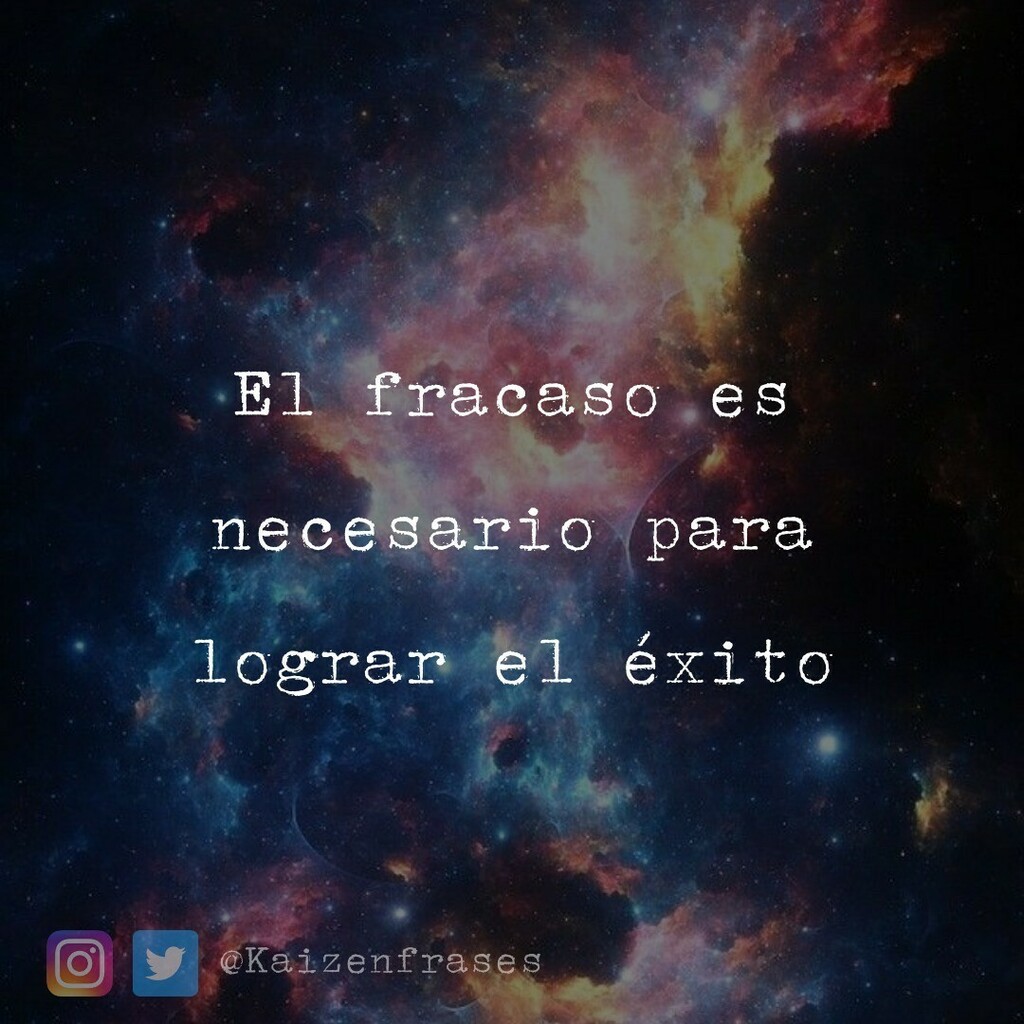 El fracaso es necesario para lograr el éxito.
#motivación #superacion #fracaso #exito #mentalidad #mindset #desarrollopersonal #kaizen