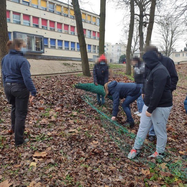 ClgFlamel's tweet photo. Les poules sont arrivées au collège ! Bravo aux élèves et encadrants du projet apprendre autrement pour le travail engagé. Merci à la ferme pédagogique d’Ecancourt pour le partenariat! 🐓👍 https://t.co/vfSqdU42HF