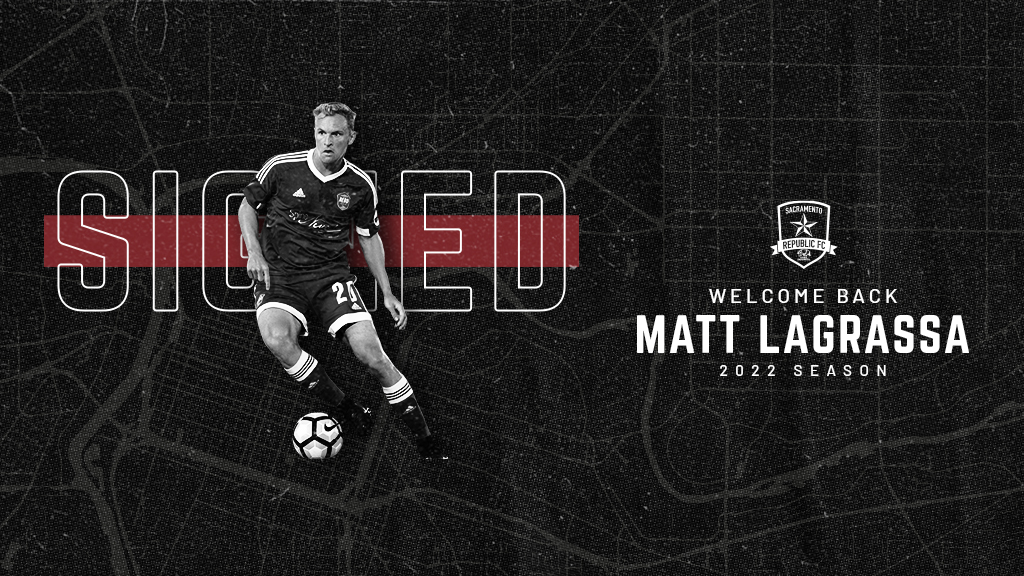 Sacramento born and raised. <a href="/MattLaGrassa/">Matt LaGrassa</a> is home. 🏠 

The midfielder joins the Indomitable Club for the 2022 season. Welcome back, Matt! 

🔗 bit.ly/33w3PaO