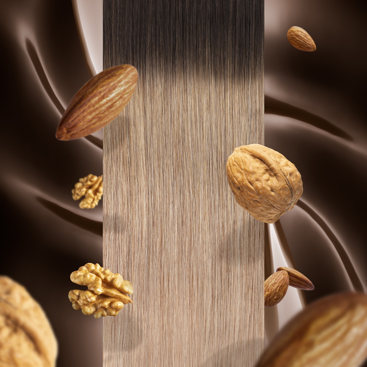 Discover Walnut Whip on Soft Almond, another of our new creations in the Rooted collection!

A creamy brunette shade, transitioning into a softer and lighter one. 
Isn't she stunning? 😍🥜