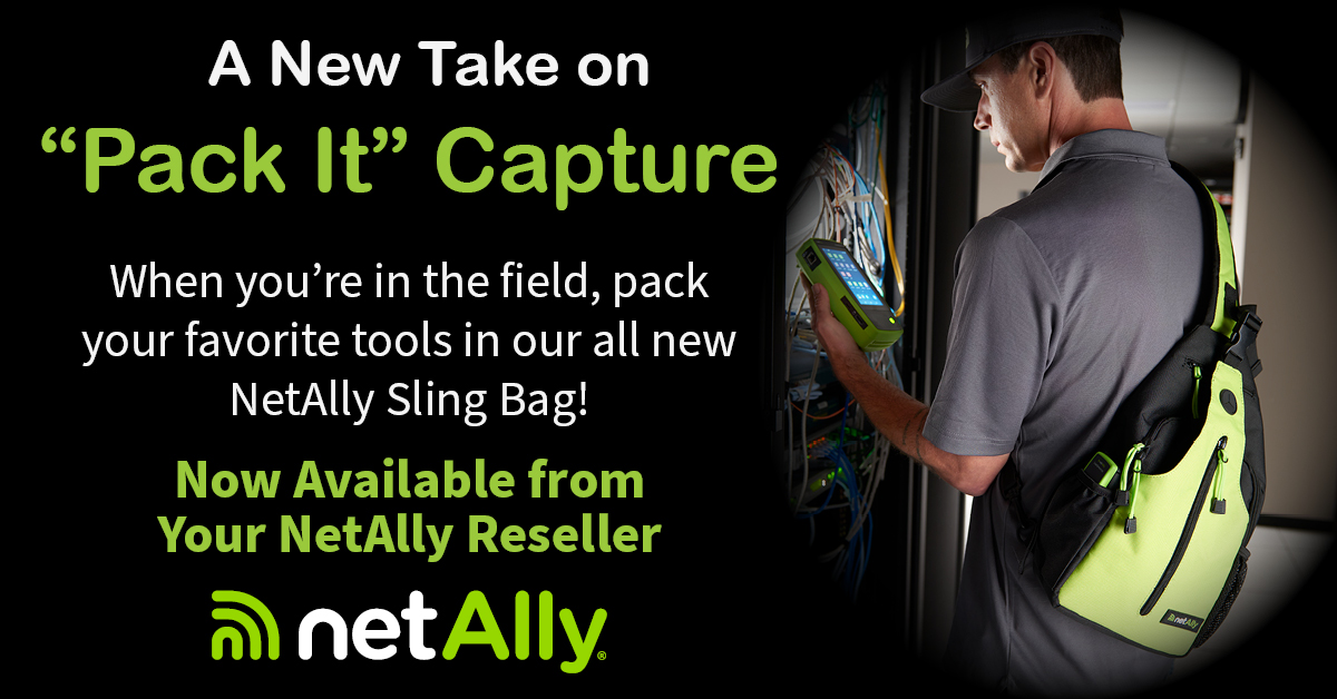 NetAlly's tweet photo. Now available! NetAlly shoulder sling bag. Find it at your nearest reseller. https://t.co/PlULGMoQgA
#inthefield #networktesters #nobadwifi #EDC https://t.co/Ru99BJUewJ
