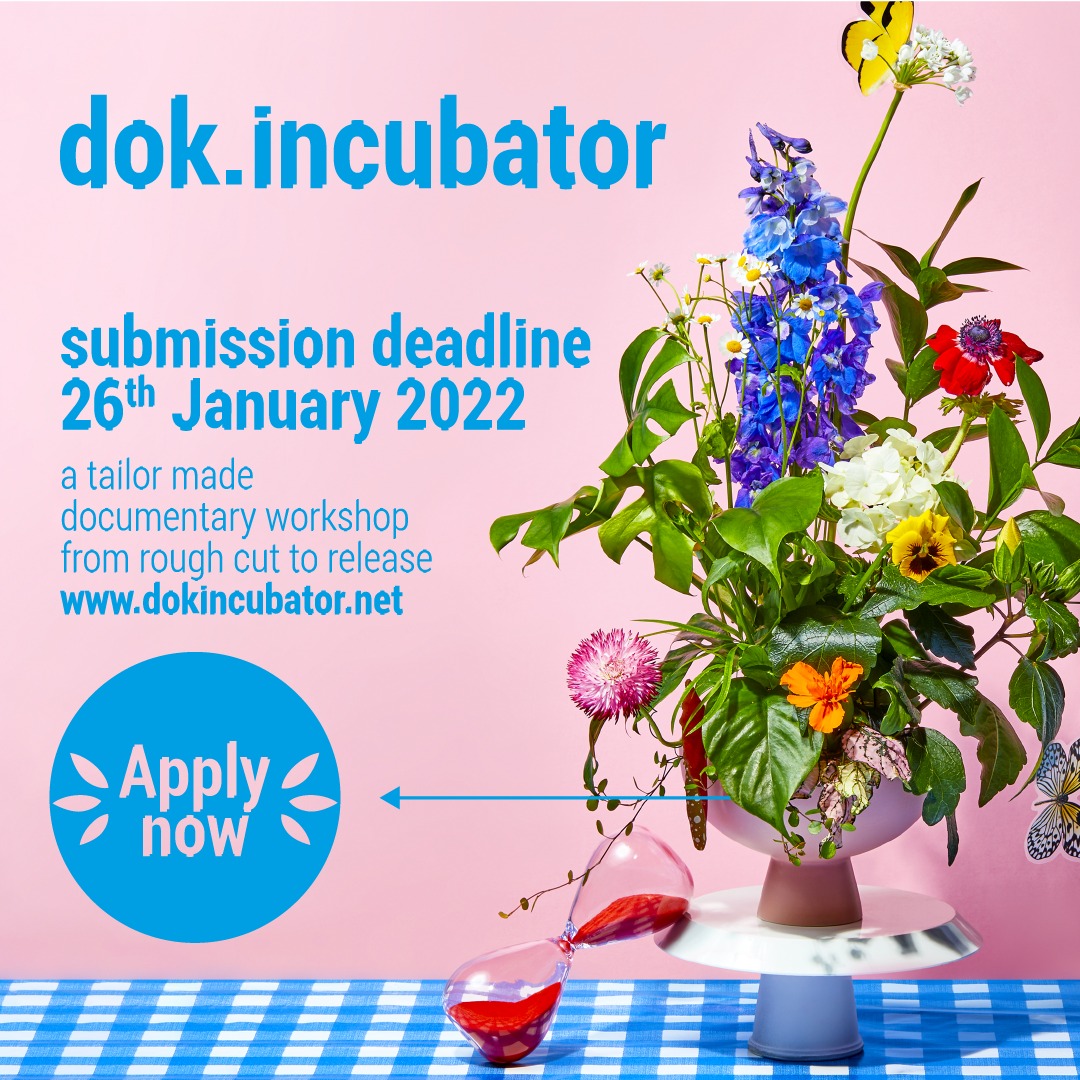 DOK.forum (@dokforum) on Twitter photo 📌<a href="/DokIncubator/">dok.incubator</a> calls for rough cut feature docs!
Editors, directors & producers invited: Apply now for the dok.incubator workshop 2022! 6 months of intensive editing, distribution & marketing strategy planning ahead.
Deadline: January 26, 2022
More info: dokincubator.net 📌<a href="/DokIncubator/">dok.incubator</a> calls for rough cut feature docs!
Editors, directors & producers invited: Apply now for the dok.incubator workshop 2022! 6 months of intensive editing, distribution & marketing strategy planning ahead.
Deadline: January 26, 2022
More info: dokincubator.net