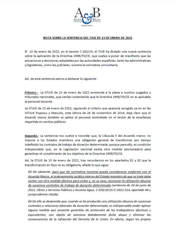 fijeza_arauz's tweet image. 🔴 NOTA INFORMATIVA SOBRE STJUE DE 13 DE ENERO DE 2022🔴