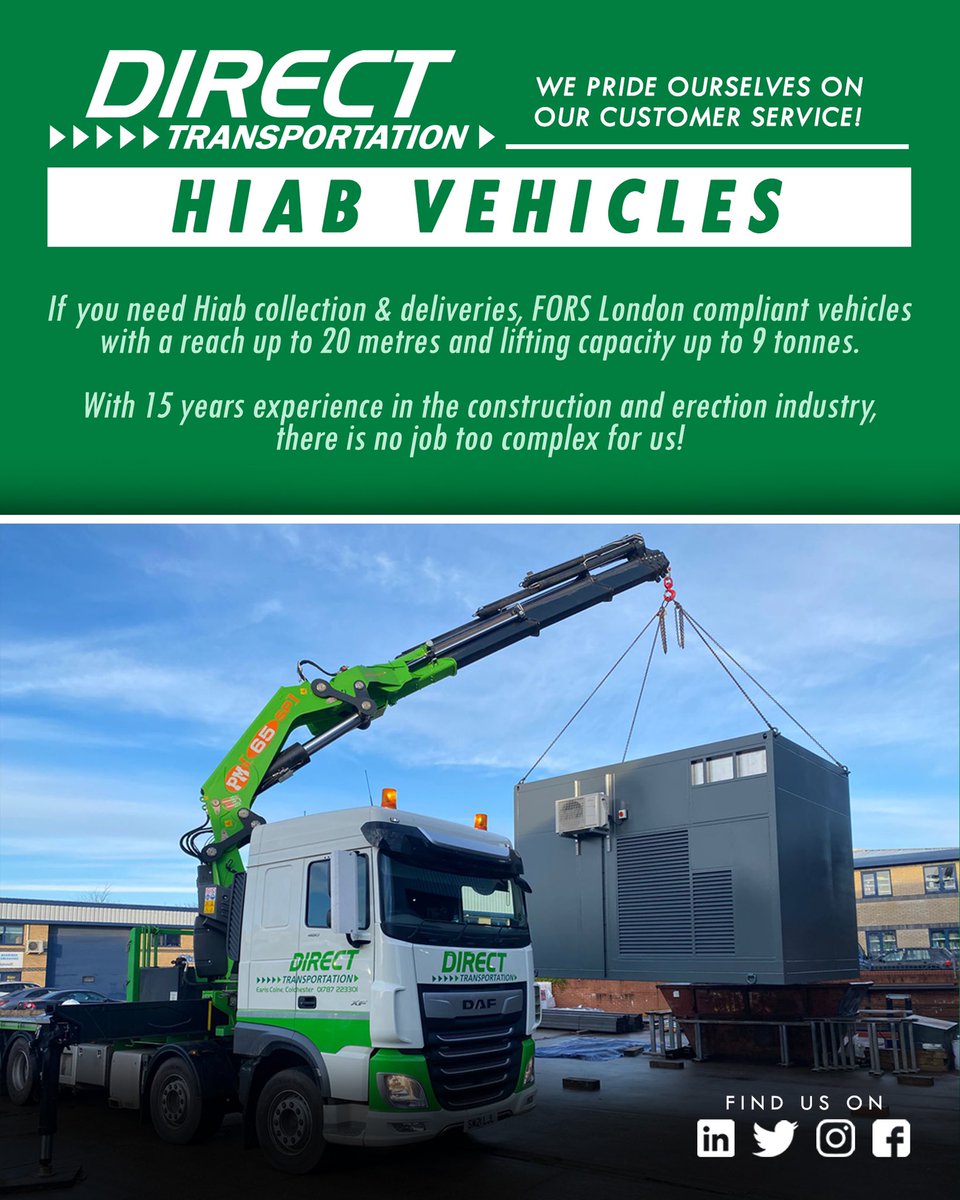 Directtranspor1's tweet photo. 🚛🏗👇🏼
#DT #DirectTransportation #Hiab #Transport https://t.co/V4uQtIdame