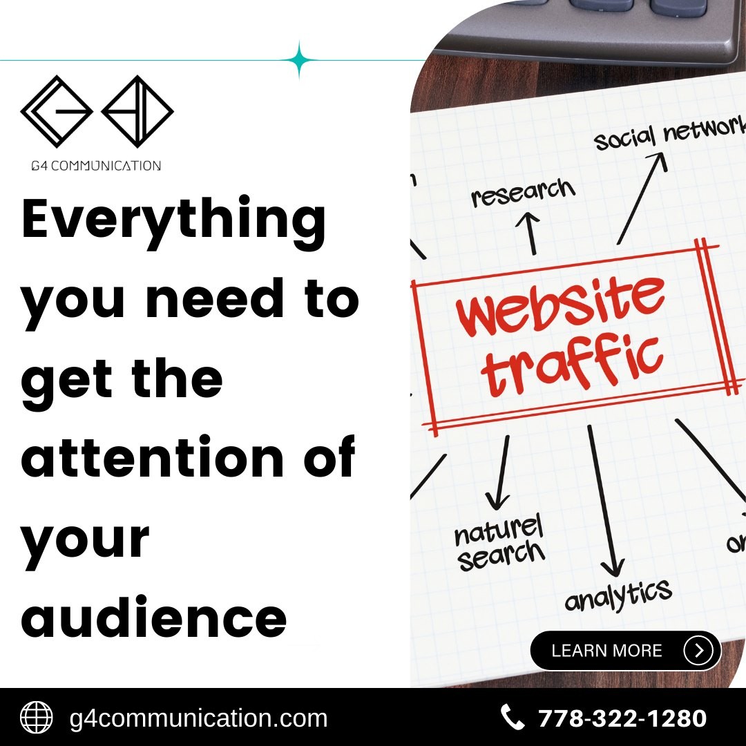 G4Communication's tweet image. Are you trying to increase website traffic and have your brand rise to the top of the competition, allowing you to dominate the industry the way you&apos;ve always imagined? We are here for you, and our professionals will make it happen! For more details checkout the link in Bio!
.
.