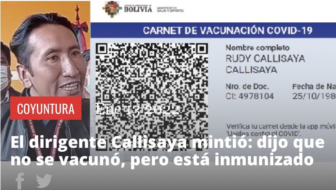SergioDelazerda's tweet photo. Pésimos dirigentes antivacunas condenan a su gente a terapia intensiva o a la muerte, cuando ellos mismos SÍ cuidaron sus vidas con inmunizantes que facilita nuestro Gobierno. Sus bases deben sancionarlos con rigor, y el Estado tiene que tomar acciones https://t.co/MyyPwpmp9u https://t.co/OYSeI1c7V5