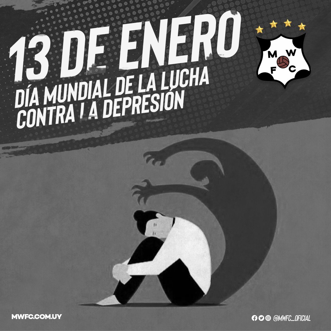 mwfc_oficial's tweet photo. ❤‍🩹 𝐃í𝐚 𝐌𝐮𝐧𝐝𝐢𝐚𝐥 𝐝𝐞 𝐥𝐚 𝐋𝐮𝐜𝐡𝐚 𝐜𝐨𝐧𝐭𝐫𝐚 𝐥𝐚 𝐃𝐞𝐩𝐫𝐞𝐬𝐢𝐨́𝐧.

No es una tristeza pasajera. No estás solo. 

Prestemos atención a todas las señales para cuidar al que tenemos al lado.

Pedí ayuda: 📞 0800 0767 / 0800 1920 https://t.co/1FVfaKfi9y