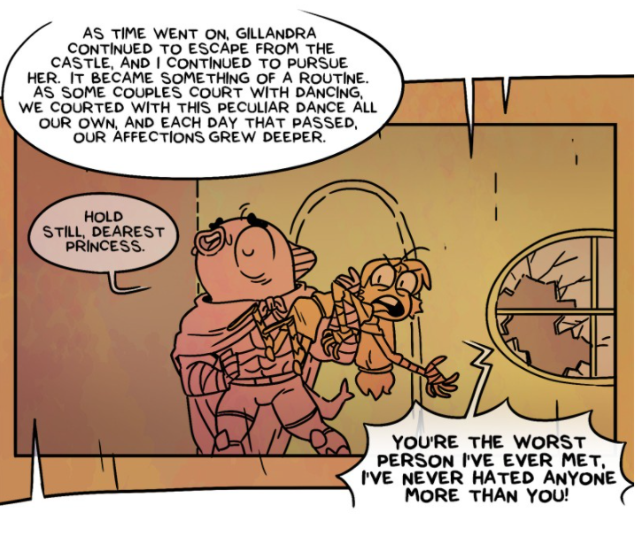 Going through old Elf &amp; Warrior chapters and found this timeless love story. 
