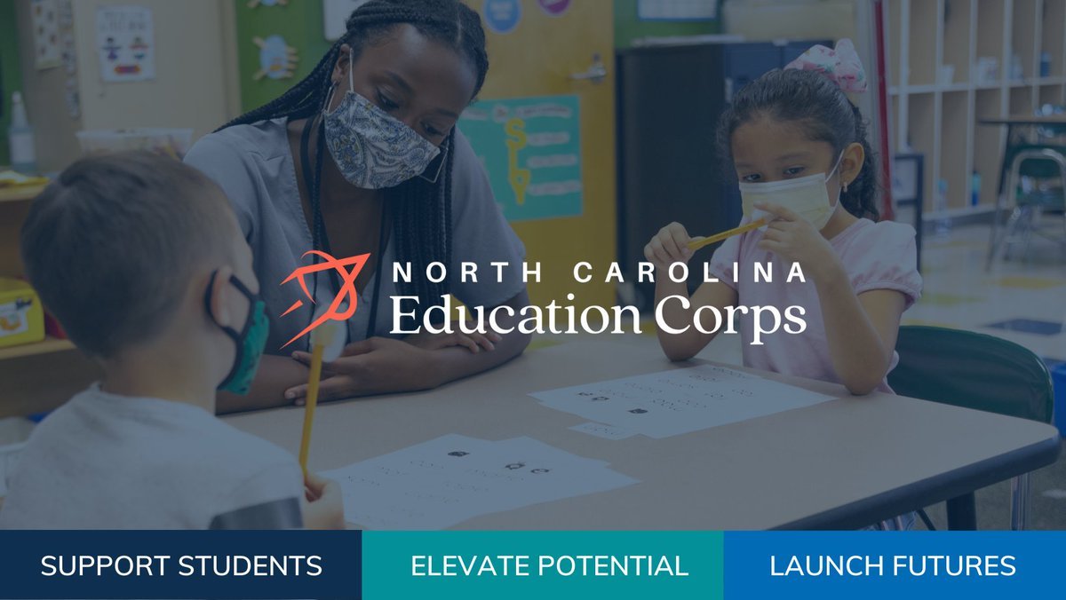 myFutureNC's tweet photo. Education Corps is making a difference in helping to accelerate learning. Make 2022 Your Year of Service. Join @ncedcorps - Paid, part-time, high-impact literacy tutors are needed this spring. Register for a Jan info session to learn more! https://t.co/EyZkrvhlYC #NCEdCorps https://t.co/xYrZ5ZCtwd