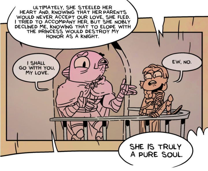 Going through old Elf &amp; Warrior chapters and found this timeless love story. 
