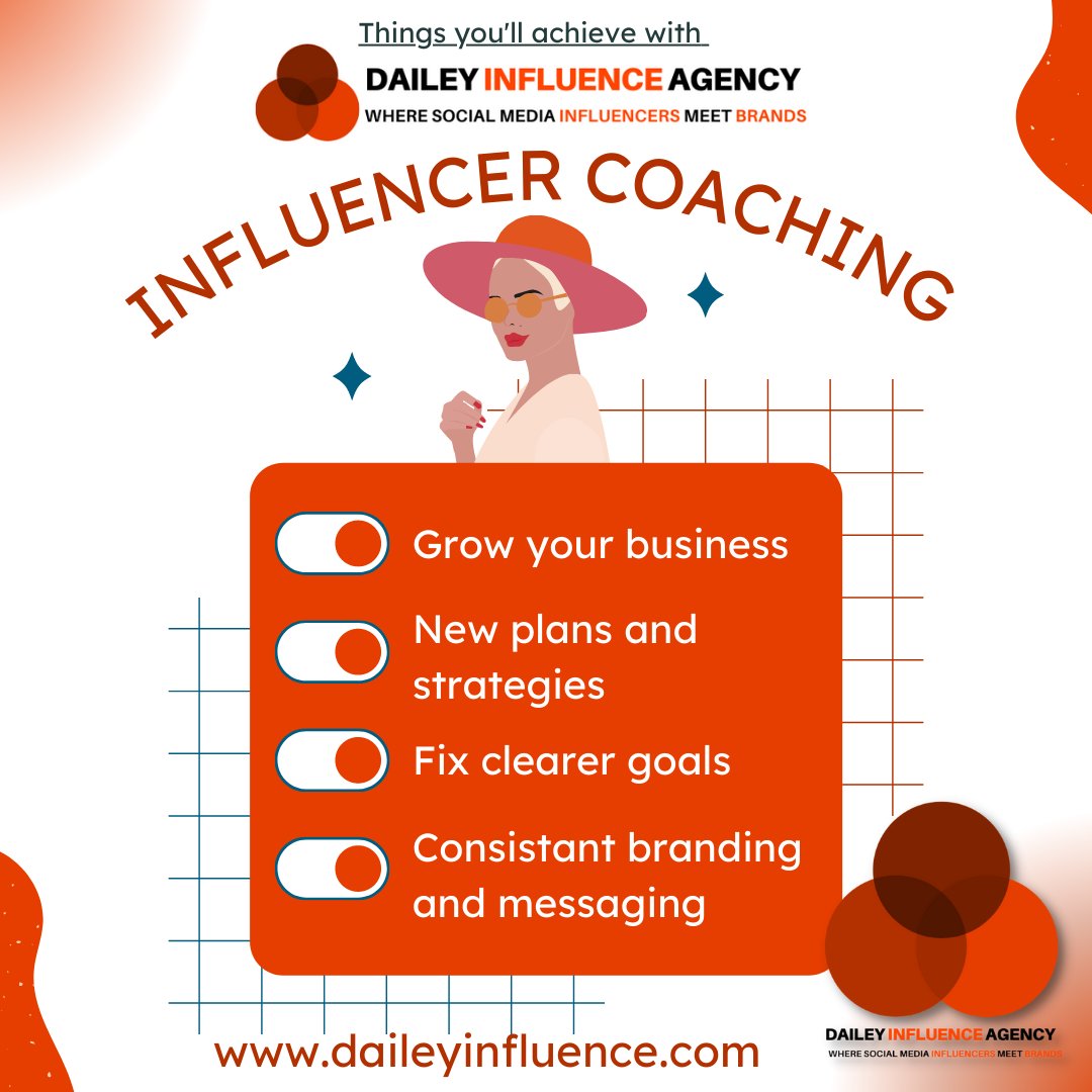 DaileyInfluence's tweet photo. Influencer Coaching Services Coming Soon! 

#influencercoaching #influencersuccess #influencers #businesscoaching https://t.co/6n95OlmpMt