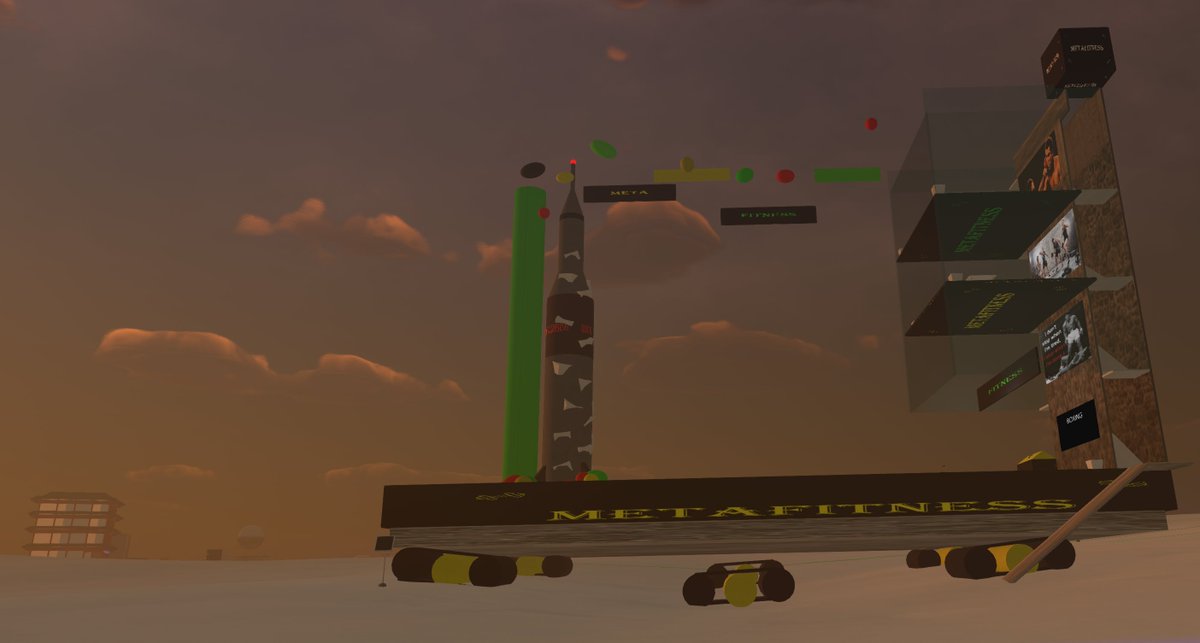 Metafitness_VR's tweet photo. METAFITNESS NOW OPEN!!!!

Come throw a few punches with us, jump on over to do some rock climbing and then hit the aerial obstacle course. #Metaverse #VR #fitness #gaming #Somniumspace 

https://t.co/8vxmu5vCXI https://t.co/LnWaCHnjEO