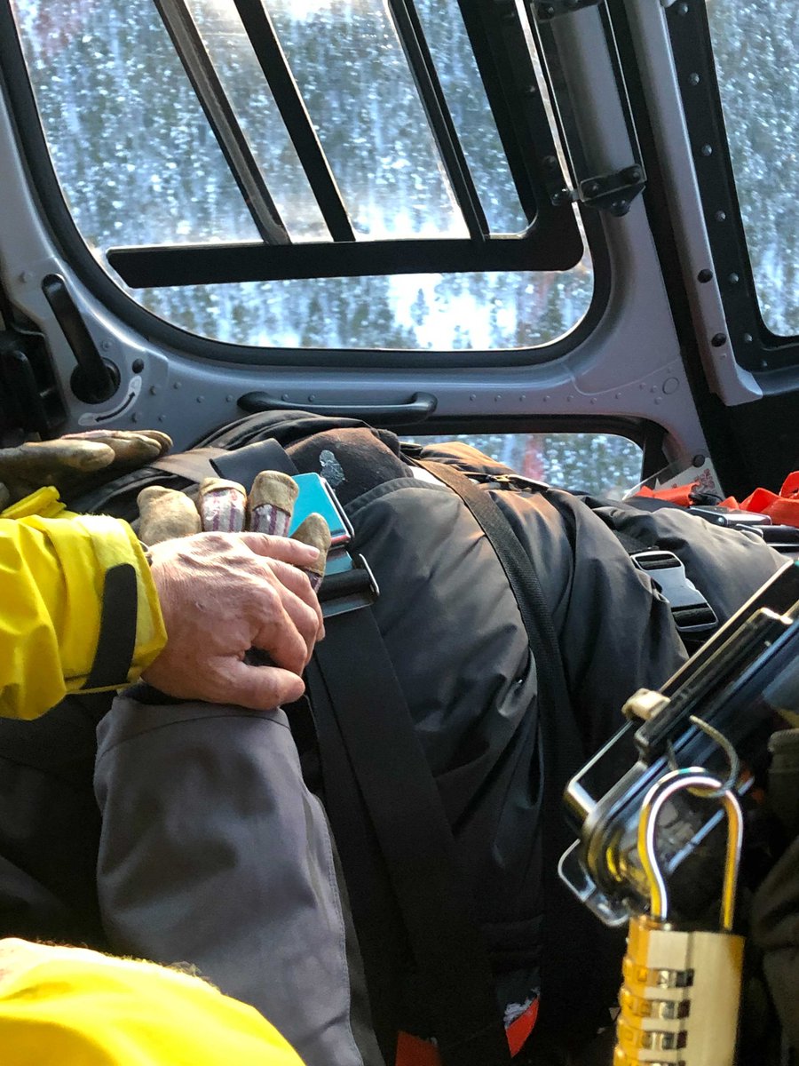 Our team responded to a snowmobile crash yesterday 20 miles southeast of Jackson. Deploying the TCSAR helicopter, a team was able to land near the patient, assess her injuries, and fly her back to Jackson for treatment. We wish her the best for a full and speedy recovery. https://t.co/lQYOt3G0vi