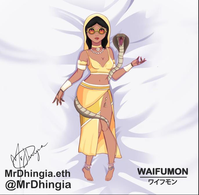 MrDhingia's tweet photo. Just arrived, We now have the Desi Indian @Waifumons. Let's send a few hundred people who comment first with their eth address. Thank you @AaronLeupp for making her an absolute beauty #waifumon #decentraland #mrdhingia #meteverse https://t.co/4DVHiHzNT6