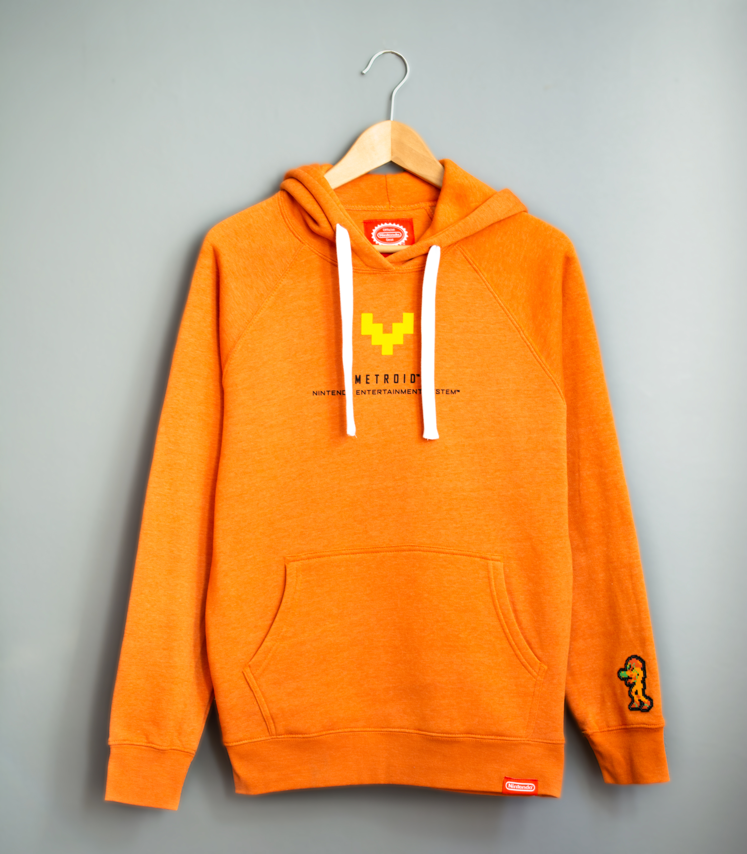 Nintendo NY on X Suit up with the latest exclusive Metroid hoodie helping you keep warm throughout this cold weather. This Metroid Cayenne Hoodie features a custom 8 bit Samus patch on the