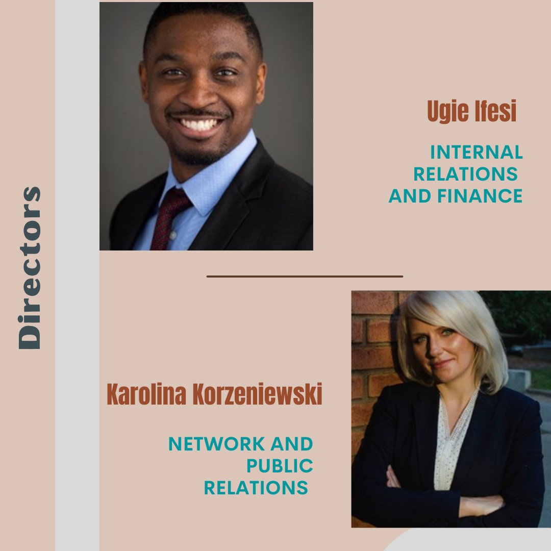 Meet Ugie, EHLyeg's Director of Internal Relations and Finance and Karolina, EHLyeg's Director of Network and Public relations, respectively!! We are excited to have these individuals of great incredible leadership experience on our team!!
#ehlyeg #healthcareleadership