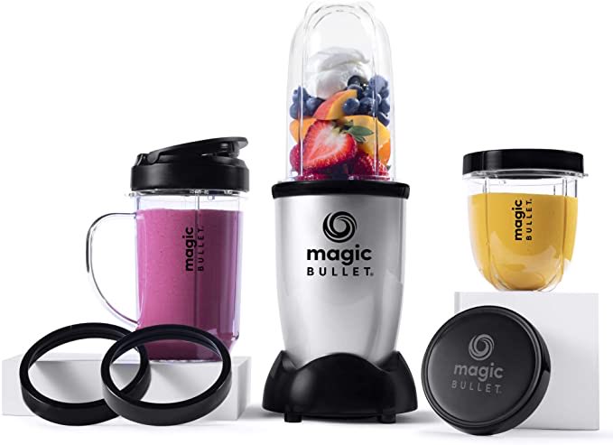 Magic Bullet Blender, Small, Silver, 11 Piece Set

Only $29.65!!

