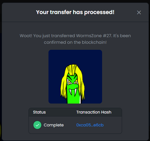 mretzone's tweet photo. thank you very much for buying my nft, i really appreciate it, and you get 2 more of my nft, because i have a flash sale buy 1 get 2, once again i thank you.. @flyrockfree2 for buying my nft, thanks
https://t.co/FewFGTfCQI
#WormsZone #NFTs #NFT #NFTdrop #nftcollectors #NFTSold https://t.co/SaHPBAgFd2