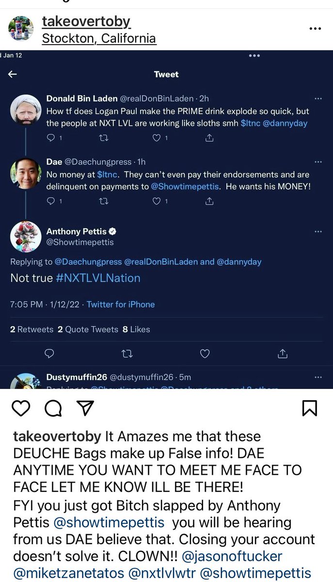 momobazz's tweet photo. #NXTLVL $LTNC 😂🤣😂 rip 🤡s https://t.co/OBr1X2kTEg